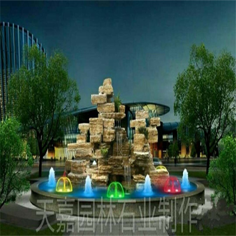 嵩县水幕墙喷泉设计